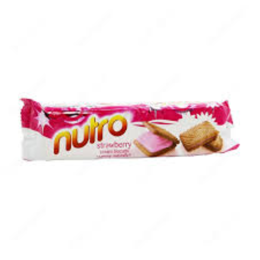 NUTRO STRAWBERRY CREAM BISC 60G